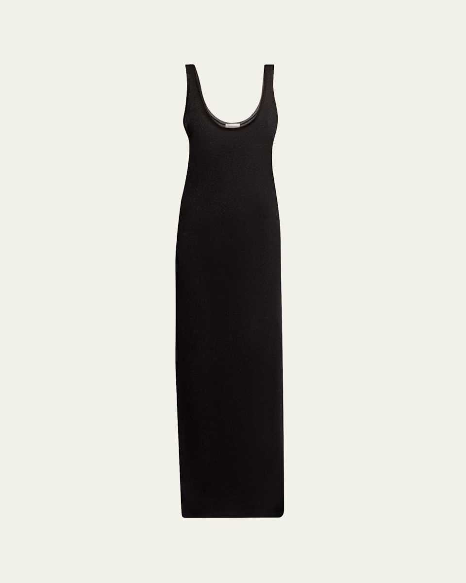 Maxi Scoop-Neck Tank Dress